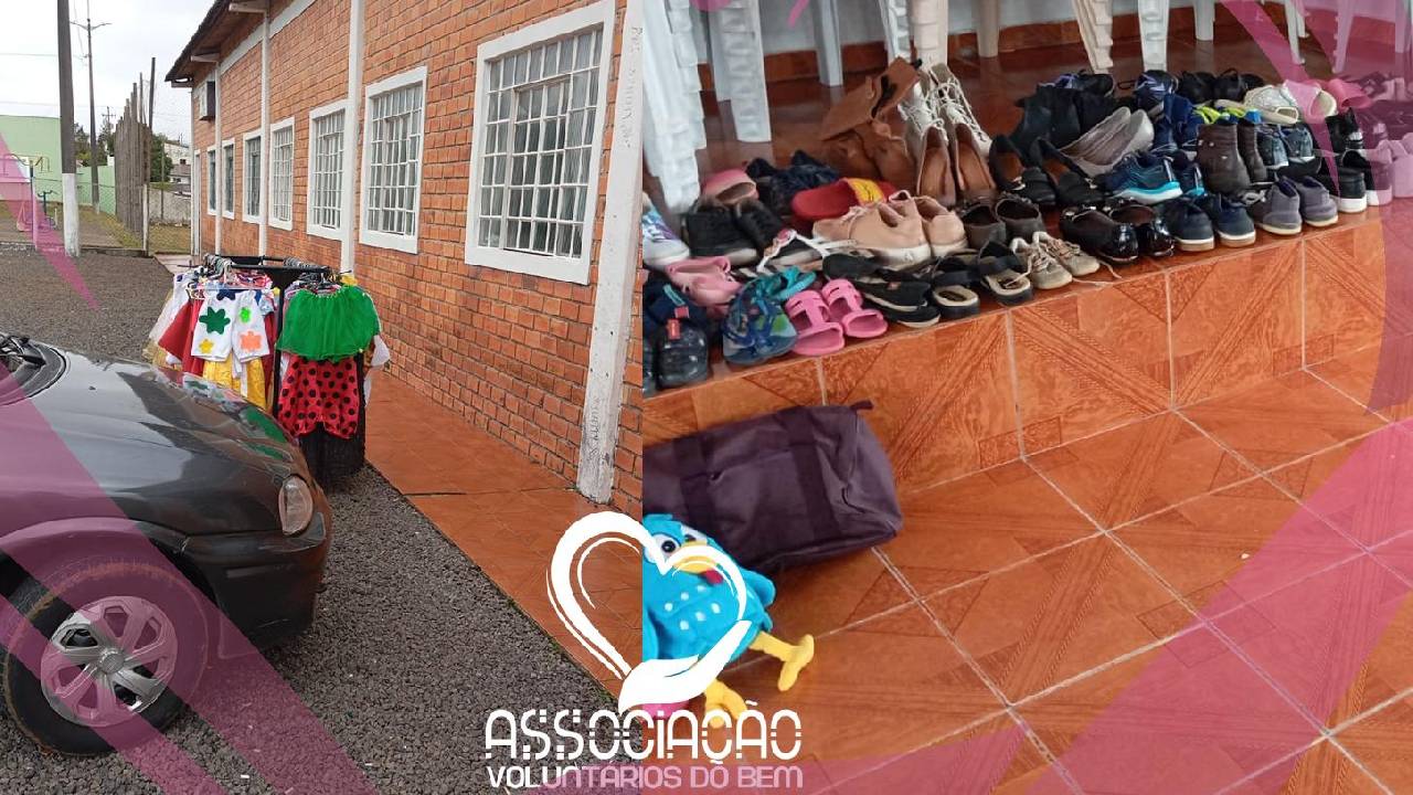 Bazar solidário arrecada fundos para a festa das crianças em Guarapuava