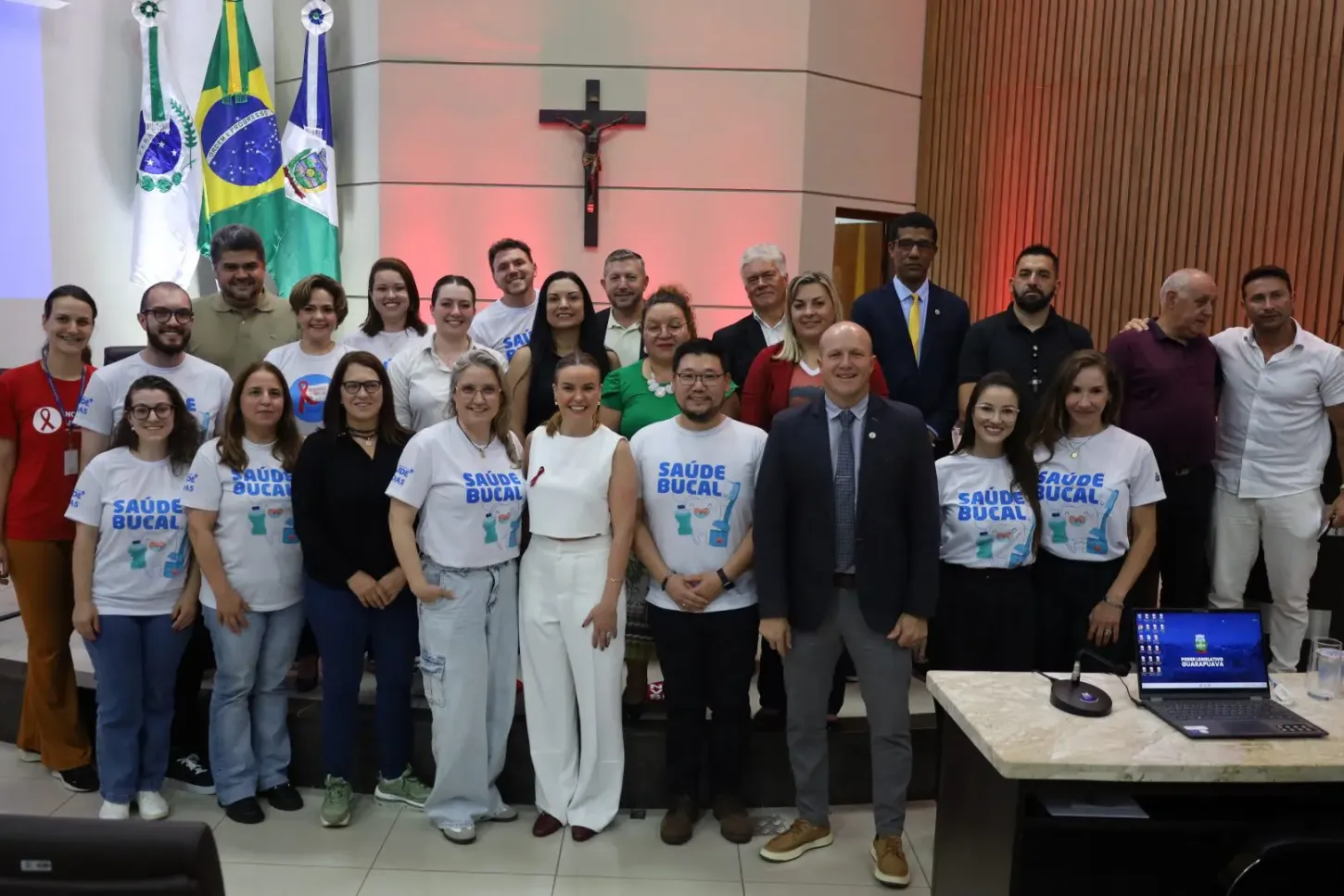 Prefeitura de Guarapuava lança campanha Novembro Vermelho, voltada para prevenção do câncer bucal