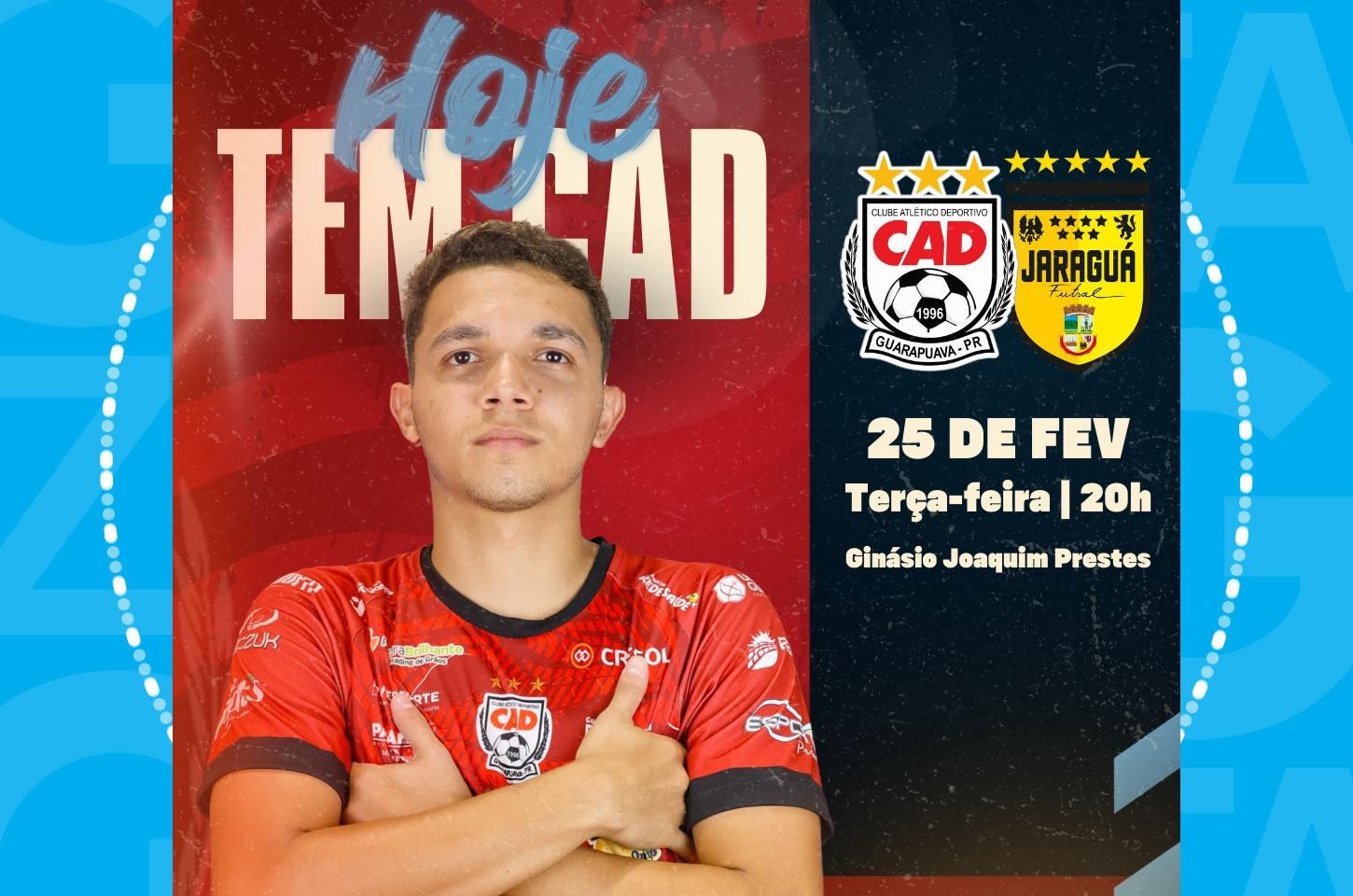CAD estreia em casa na temporada com duelo contra o Jaraguá