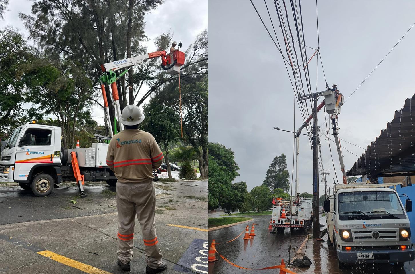 Energisa monitora incidência de chuvas e raios e orienta sobre os riscos de acidentes com eletricidade