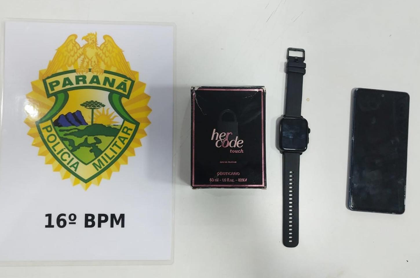 Polícia recupera objetos furtados e descobre 