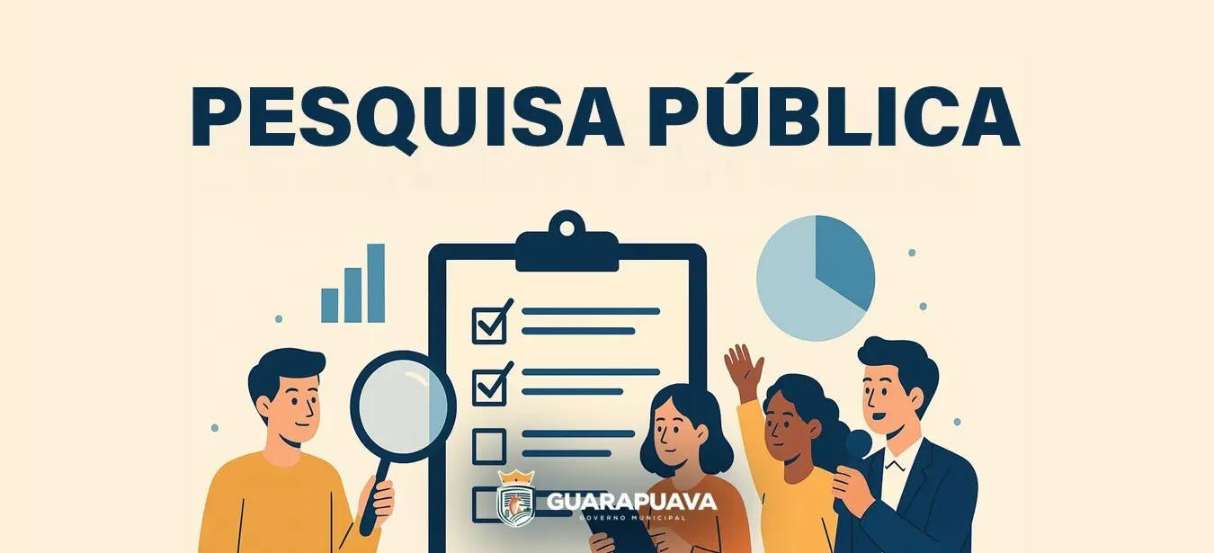 Prefeitura de Guarapuava lança consulta pública online