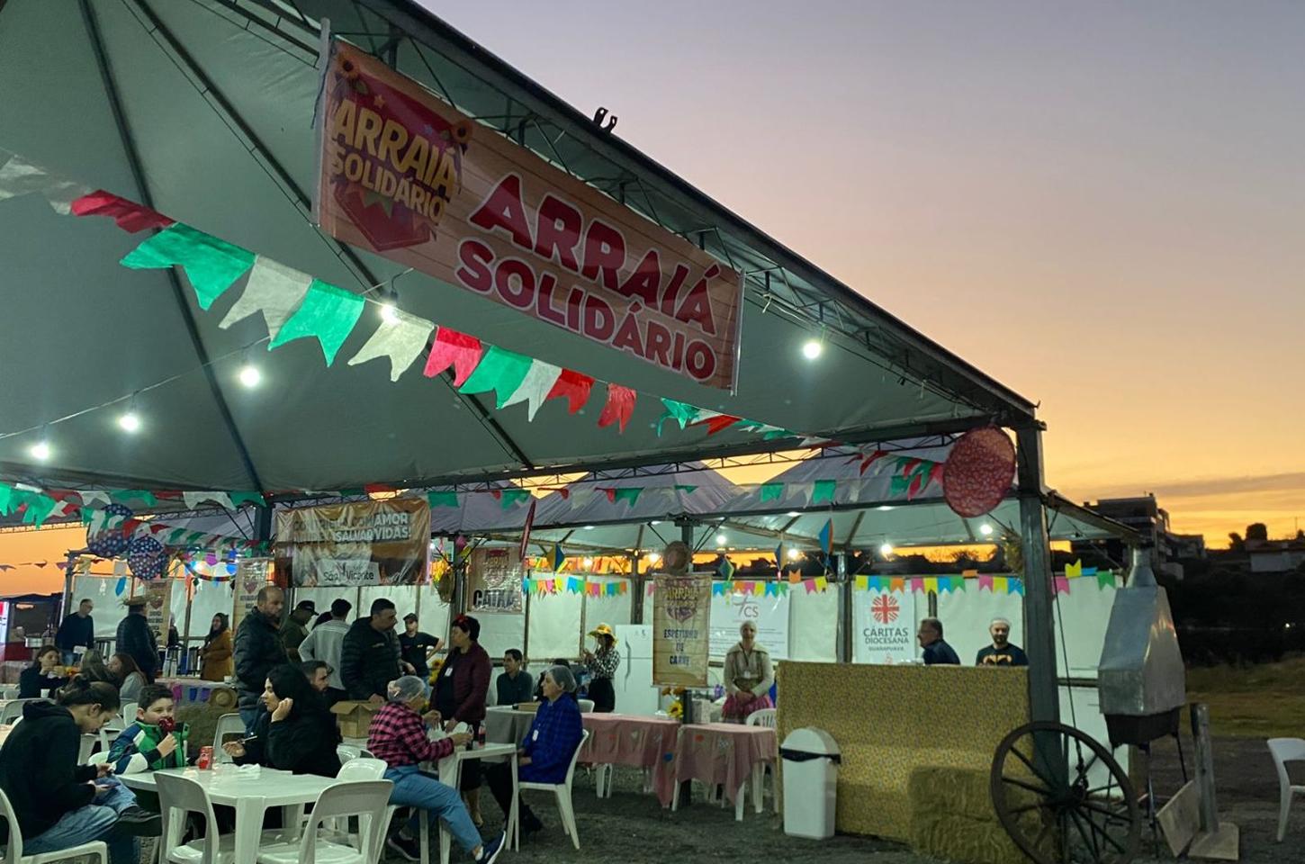 Arraiá solidário anima Guarapuava com três dias de festa e arrecadação para entidades sociais