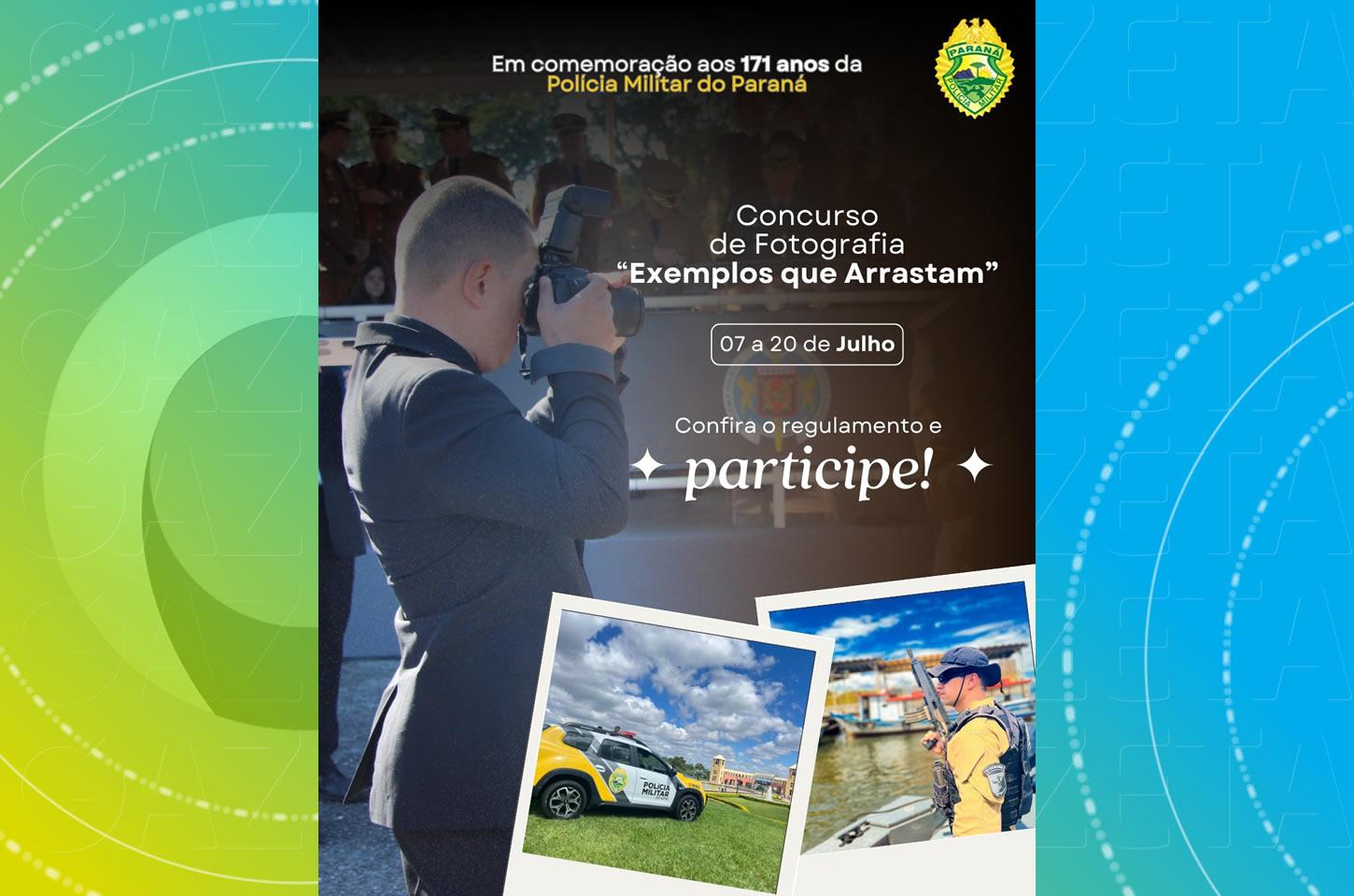 Concurso de Fotos PMPR: “Exemplos que Arrastam” está com inscrições abertas!