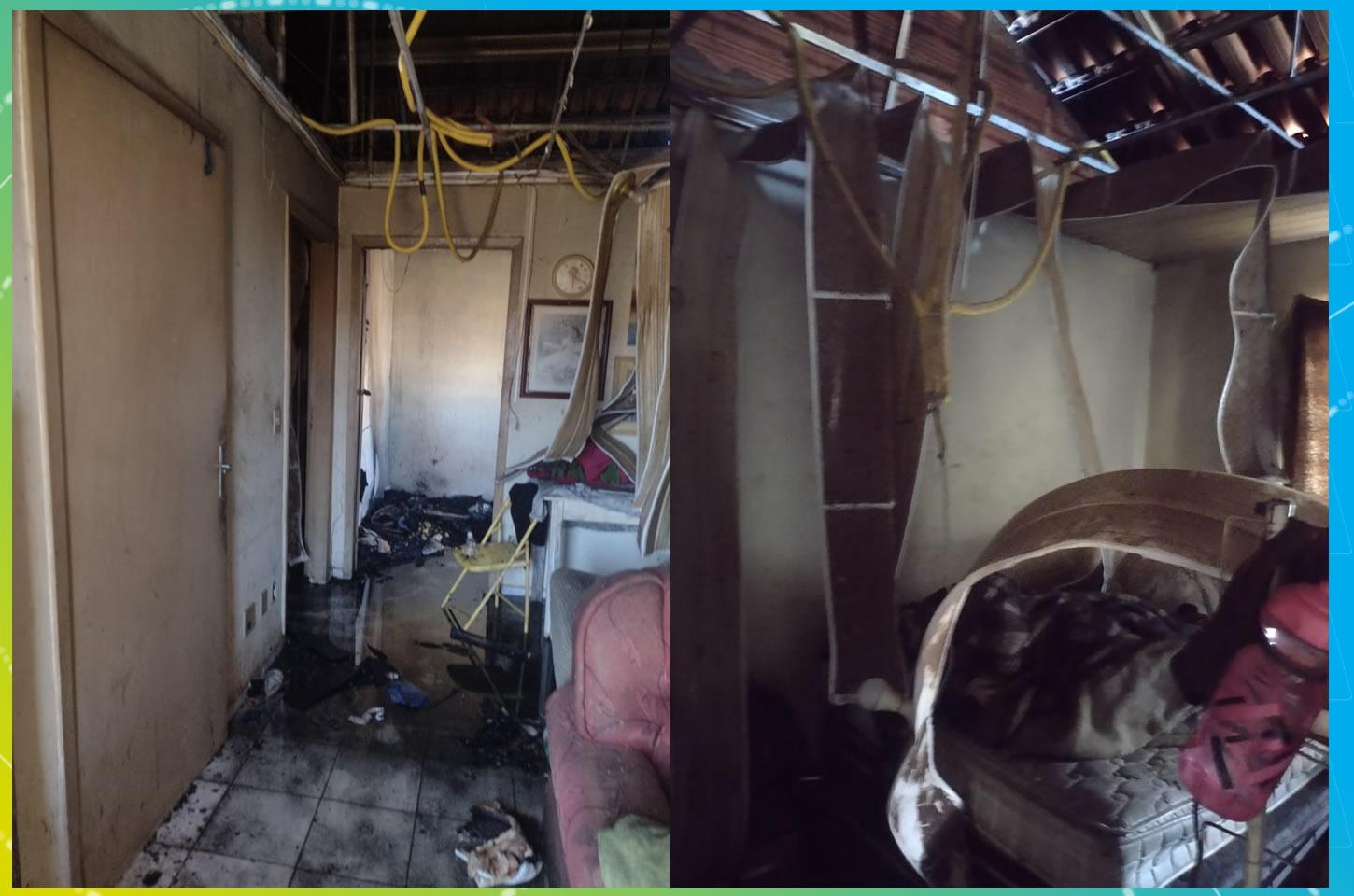 Família do Residencial 2000 perde tudo em incêndio neste domingo (06)