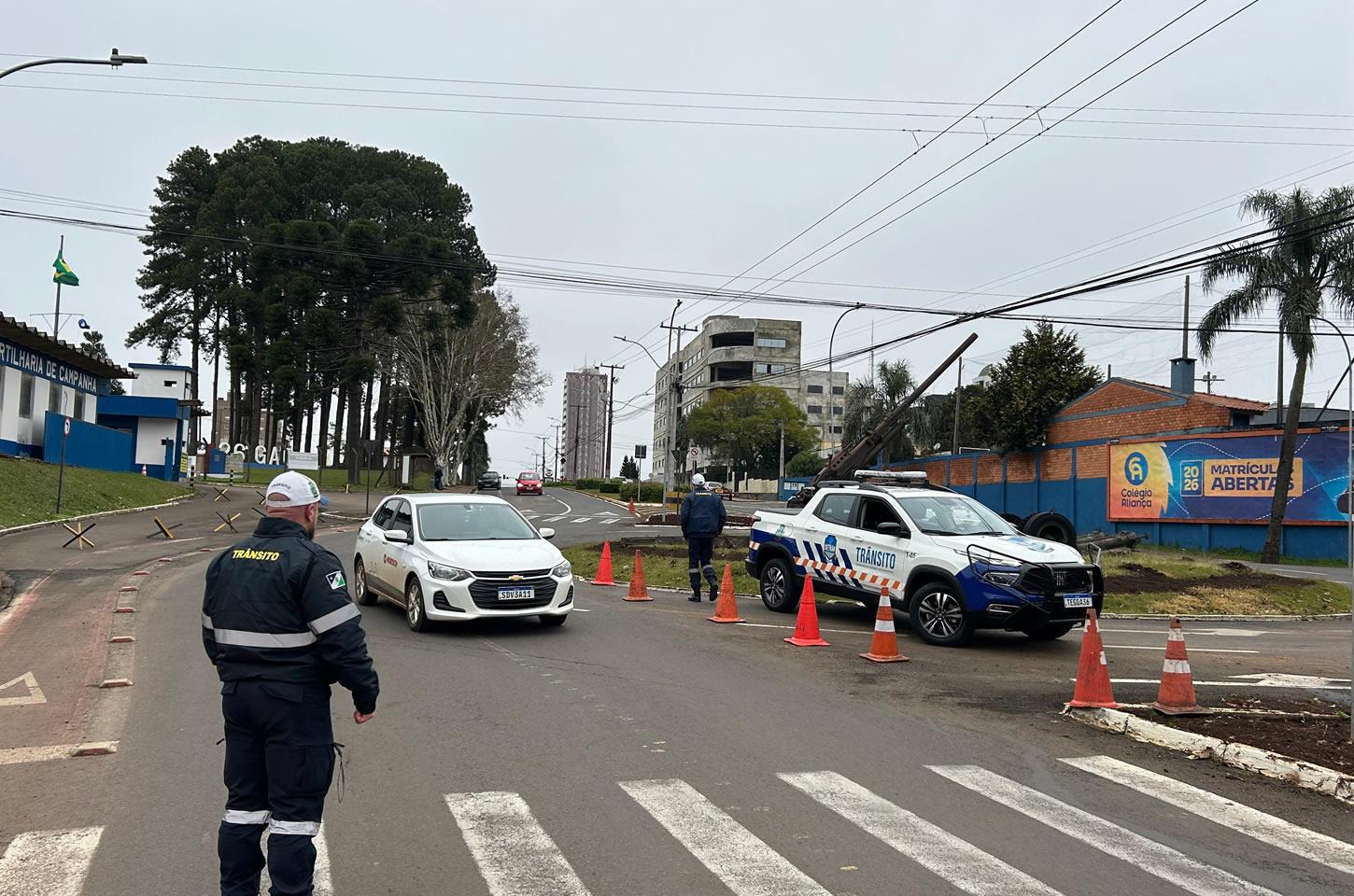 Operação conjunta entre PM e Setran em Guarapuava gera mais de 80 autos de infração