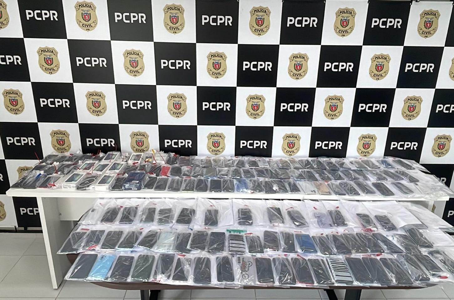 Paraná reduz em 45,6% os roubos e furtos de celulares nos primeiros cinco meses de 2025