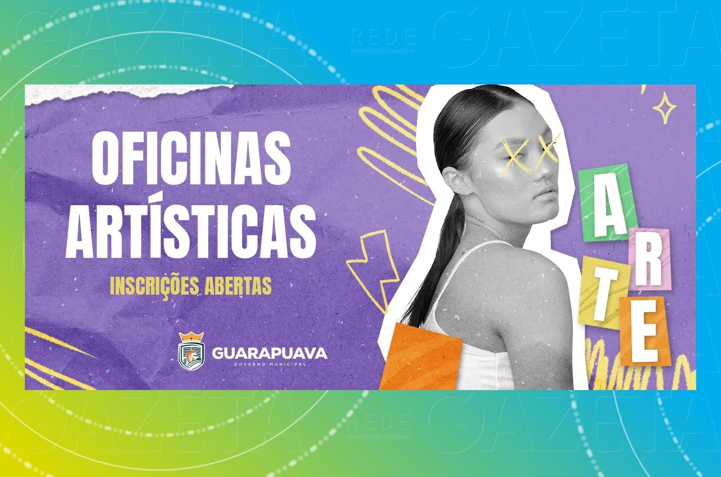 Secretaria de Cultura abre inscrições para oficinas artísticas