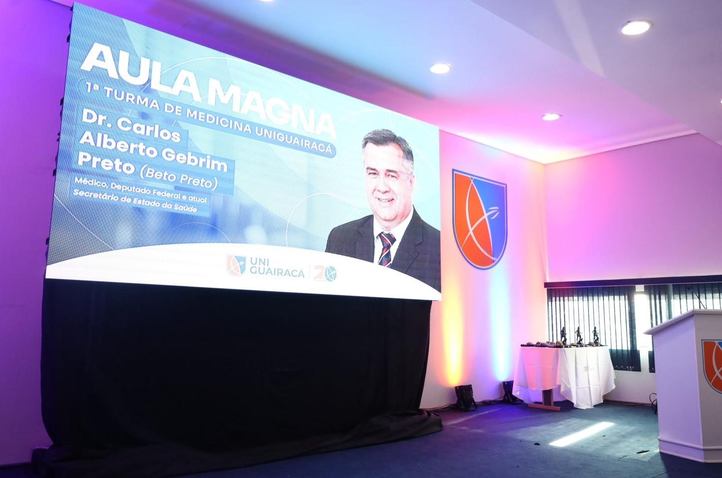 Guarapuava recebe Aula Magna do primeiro curso de Medicina da UniGuairacá