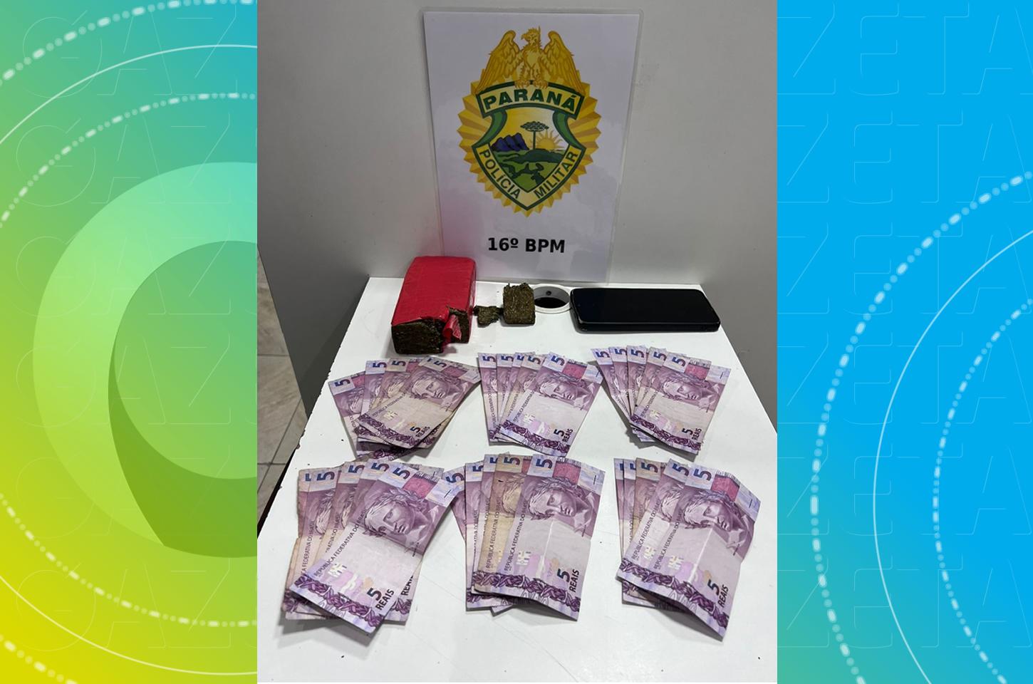 Homem é preso com maconha após fuga e direção perigosa em Guarapuava