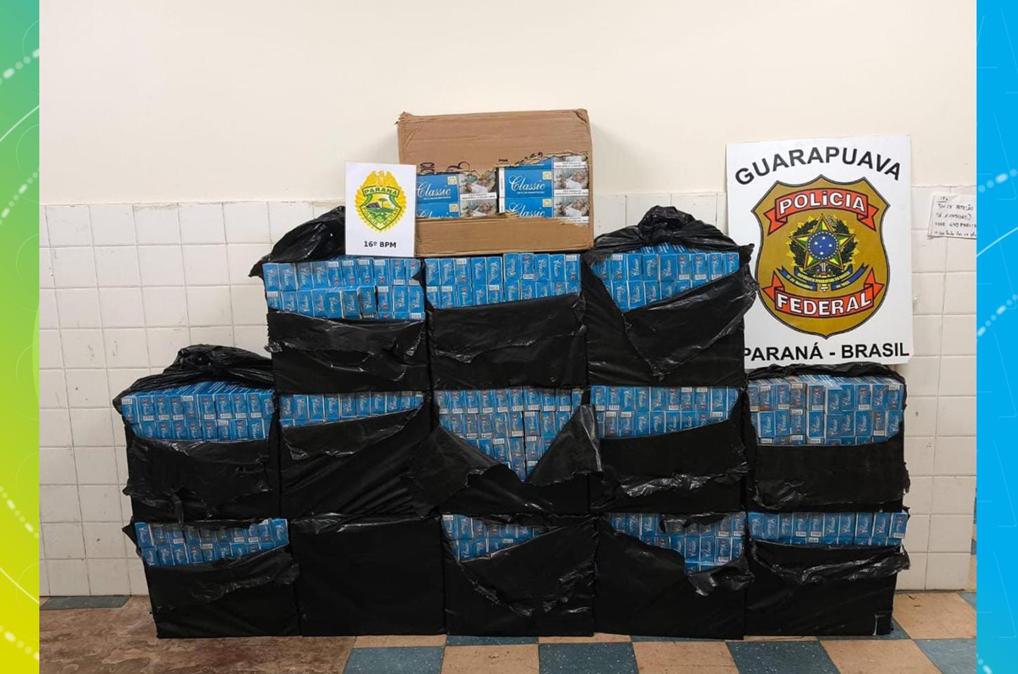 Idosa é presa com 7 mil carteiras de cigarros contrabandeados em Guarapuava