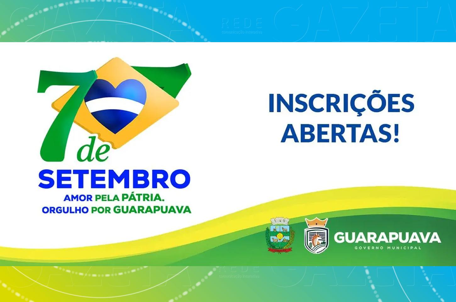 Inscrições para o desfile de 7 de setembro seguem até esta quinta-feira (21)