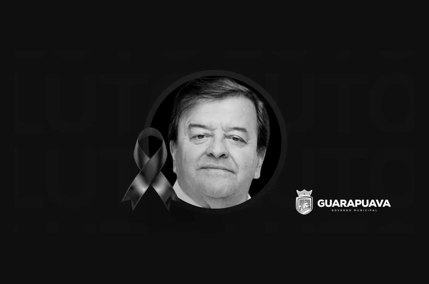 Prefeitura de Guarapuava decreta luto oficial de três dias pela morte do Dr. Antoninho