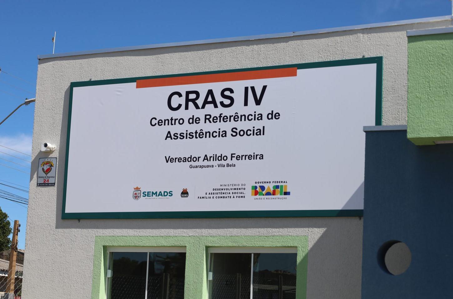 Prefeitura de Guarapuava inaugura CRAS Vila Bela e reforça atendimento social
