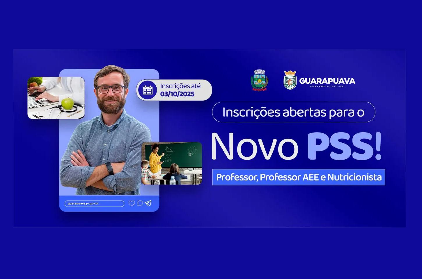 Abertas as inscrições para o Processo Seletivo Simplificado para professores e nutricionistas
