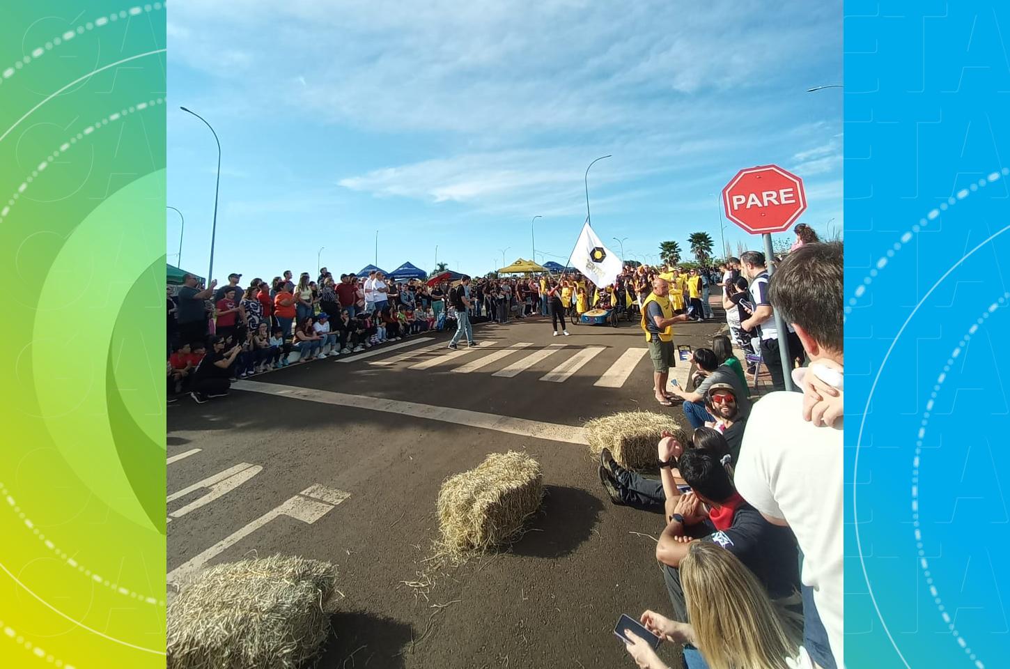 Criatividade e ciência marcam a Corrida Maluca em Guarapuava