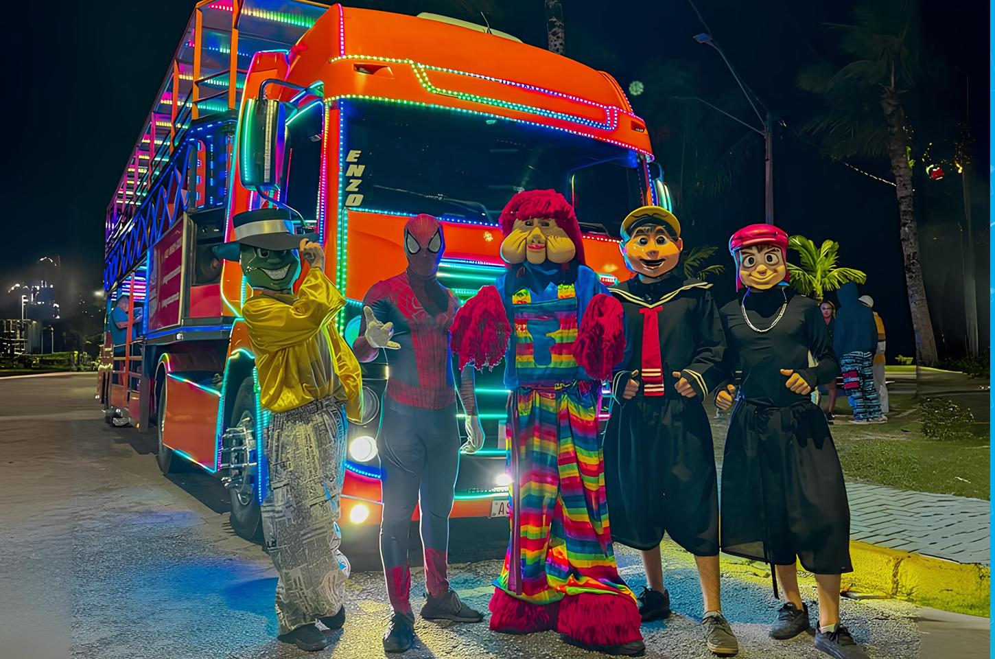 Fofão dançarino, Homem- Aranha acrobata e personagens novos: temporada da Carreta da Alegria chega a Guarapuava
