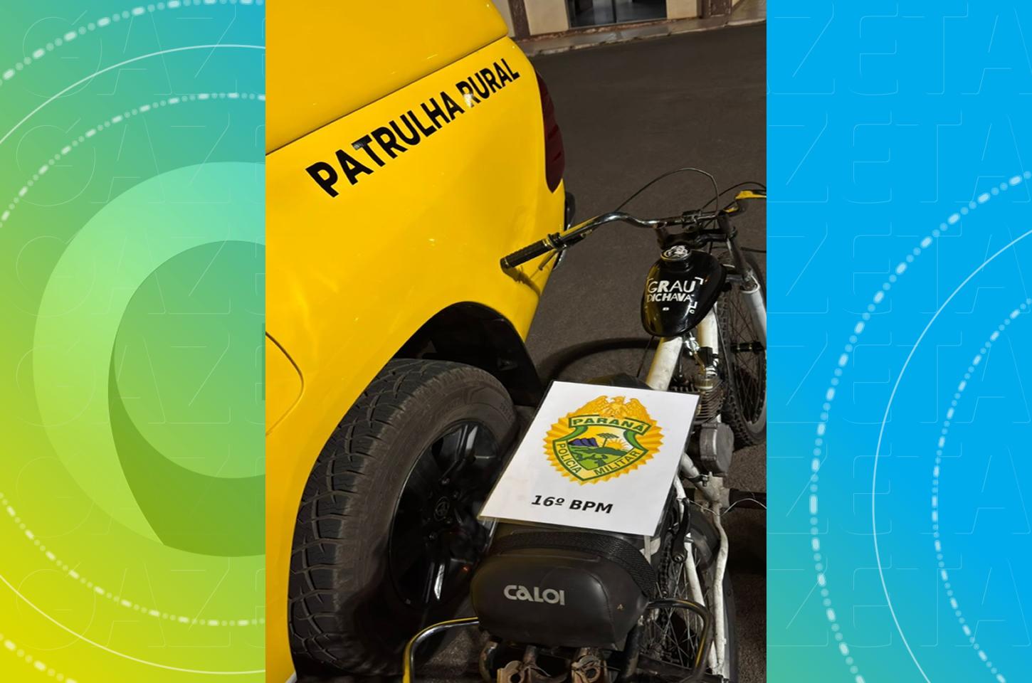 Polícia apreende bicicleta motorizada irregular no bairro Industrial