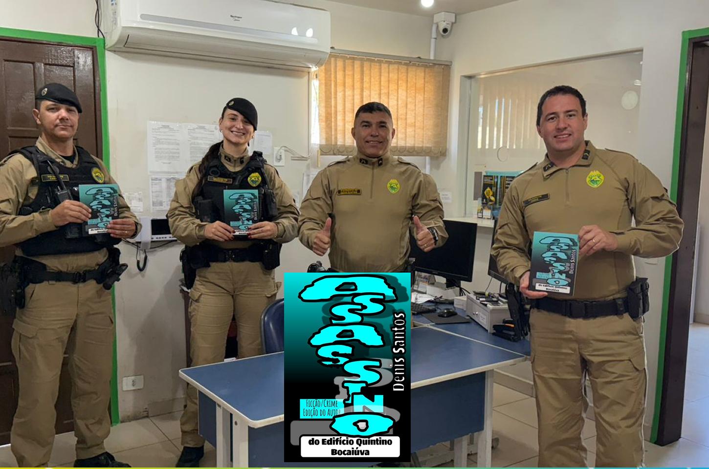 Sargento Denis Santos lança novo livro de ficção em Guarapuava