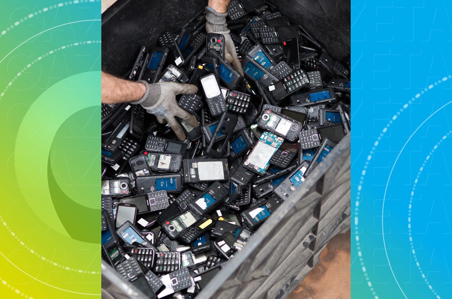 Campanha de descarte correto de lixo eletrônico é promovida pela Green Eletron e Superpão em Guarapuava