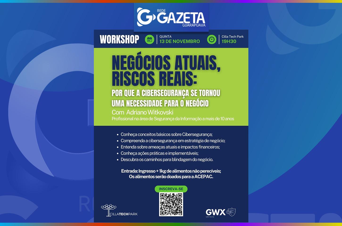 Cibersegurança é tema de workshop voltado a empresários no Cilla Tech Park