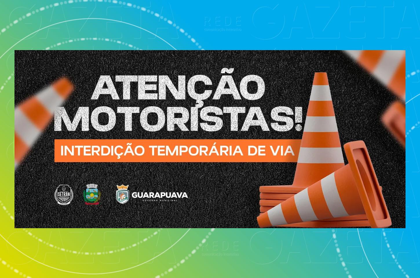 Setran informa interdição temporária na Rua Francisco Pires da Rocha neste domingo (12)