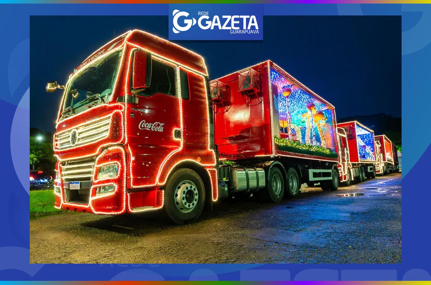 Caravana Iluminada da Coca-Cola chega a Guarapuava nesta terça-feira (25)