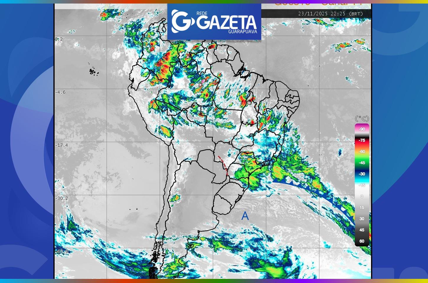 Chuva intensa e granizo atingem diversas regiões do Paraná neste domingo