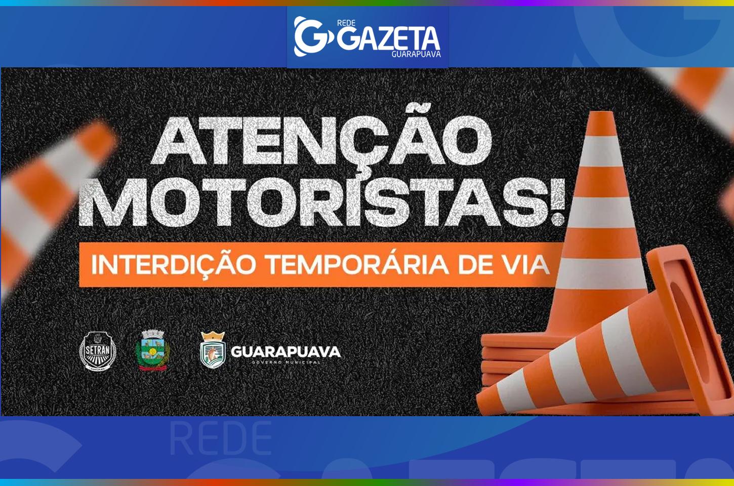 Interdição temporária de vias marca o lançamento da Operação Sinergia IV em Guarapuava