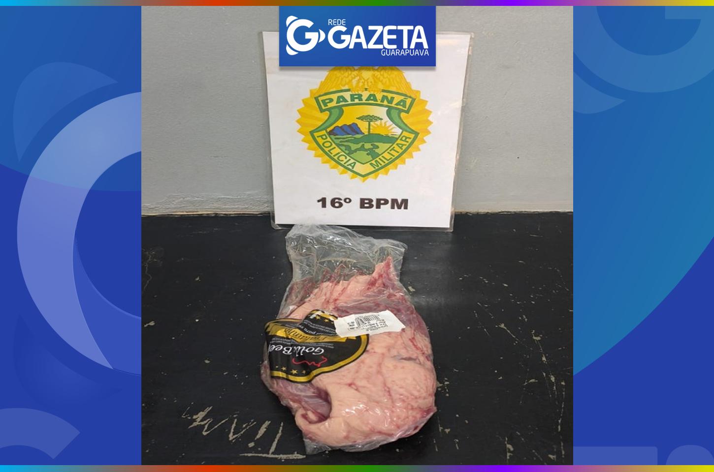Jovem é detido após furtar peça de carne em mercado do Centro