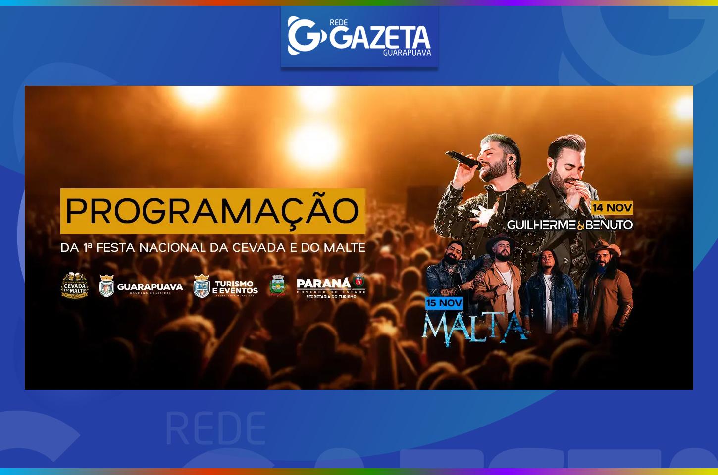 Programação da Festa Nacional da Cevada e do Malte oferece shows gratuitos para todos os gostos em Guarapuava