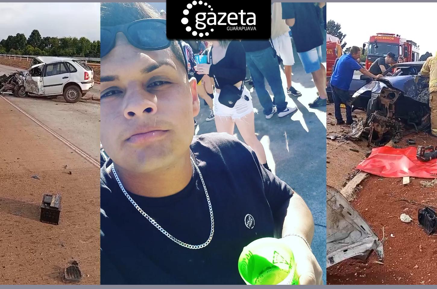 Colisão frontal na PR-466 deixa dois mortos em Guarapuava