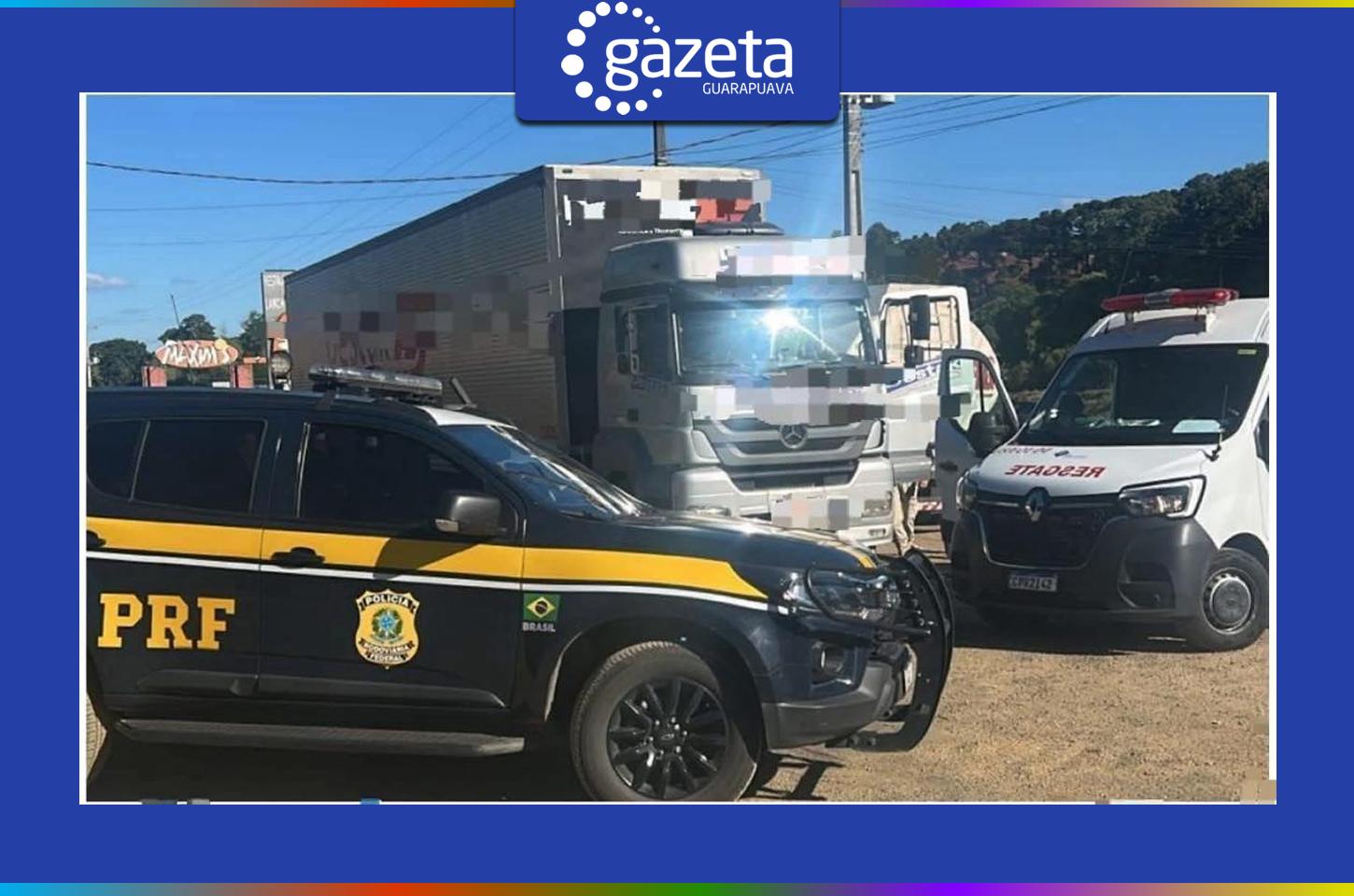 Homem é encontrado sem vida em caminhão estacionado na BR-277, em Irati