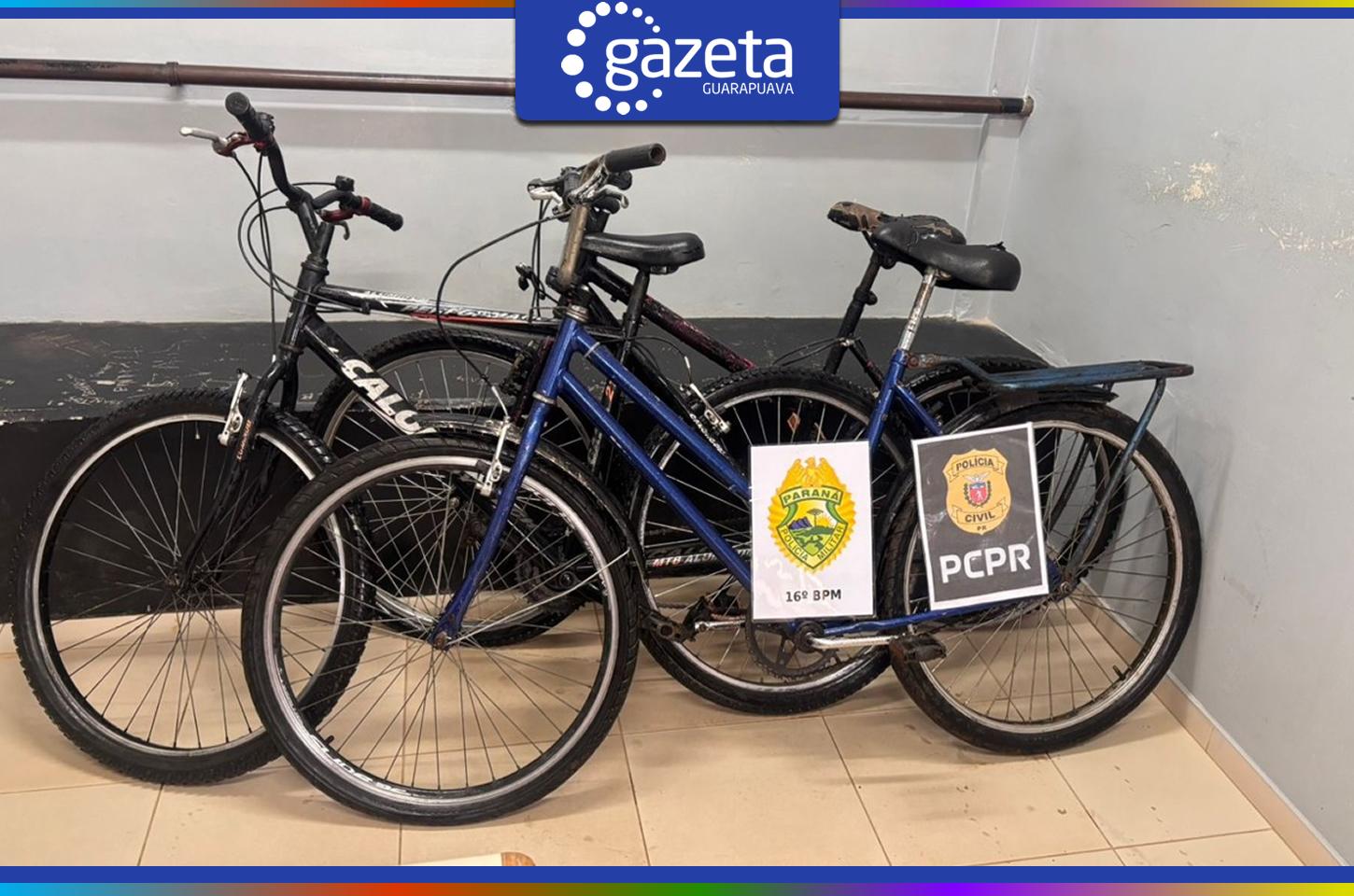 Três bicicletas são recuperadas durante operação policial no Boqueirão