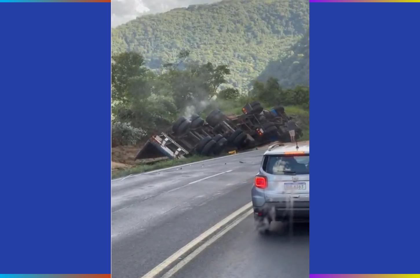 Acidente com tombamento na BR-277 deixa uma pessoa morta em Guarapuava