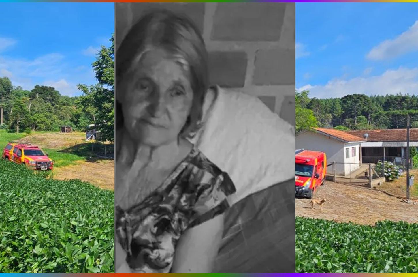 Corpo de idosa desaparecida há 12 dias é encontrado em área rural de Mallet