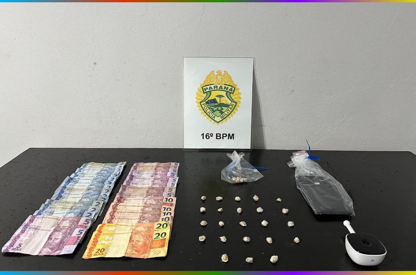 ROTAM prende homem por tráfico de drogas em Pinhão
