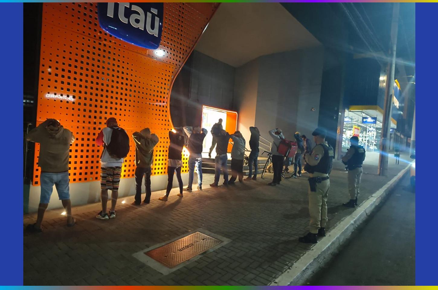 Tumulto em frente a banco termina sem registros de ilícitos em Guarapuava