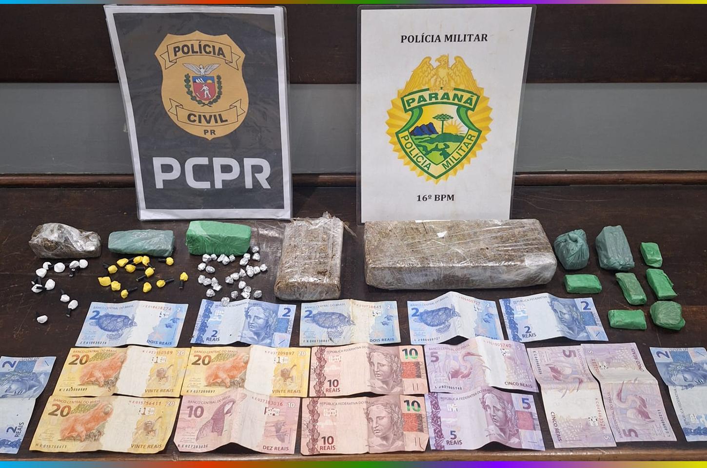 Adolescente é apreendido com quase um quilo de maconha no Morro Alto