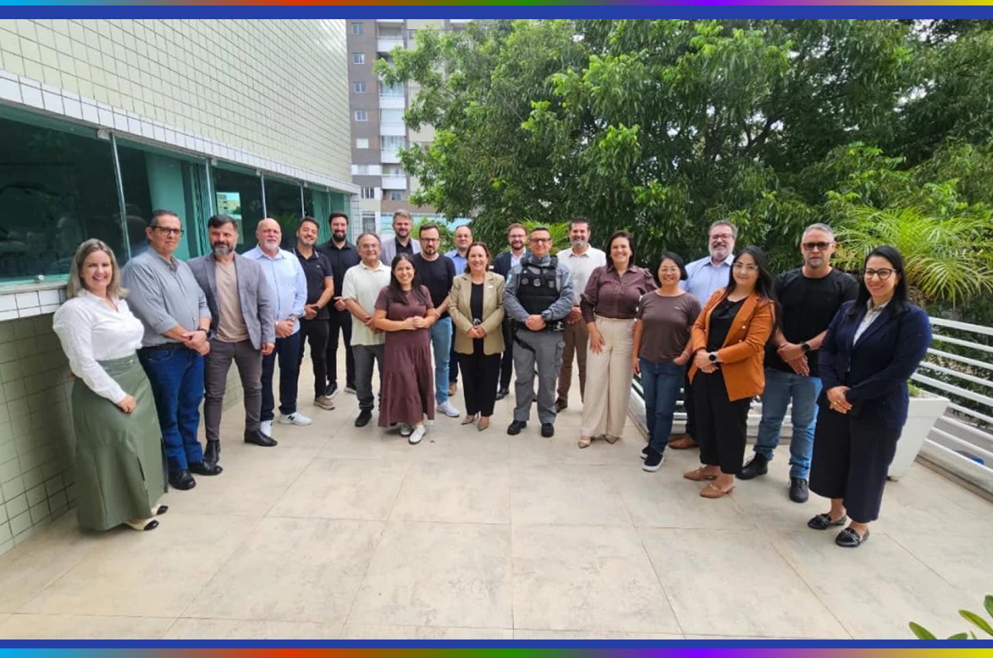 Polícia Penal apresenta panorama da atuação regional durante reunião da diretoria da ACIG