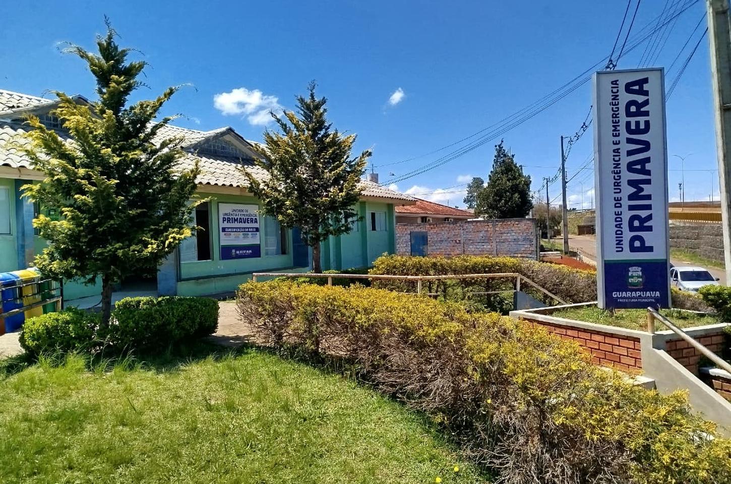 Urgência Municipal Primavera terá atendimento suspenso temporariamente para obras em Guarapuava
