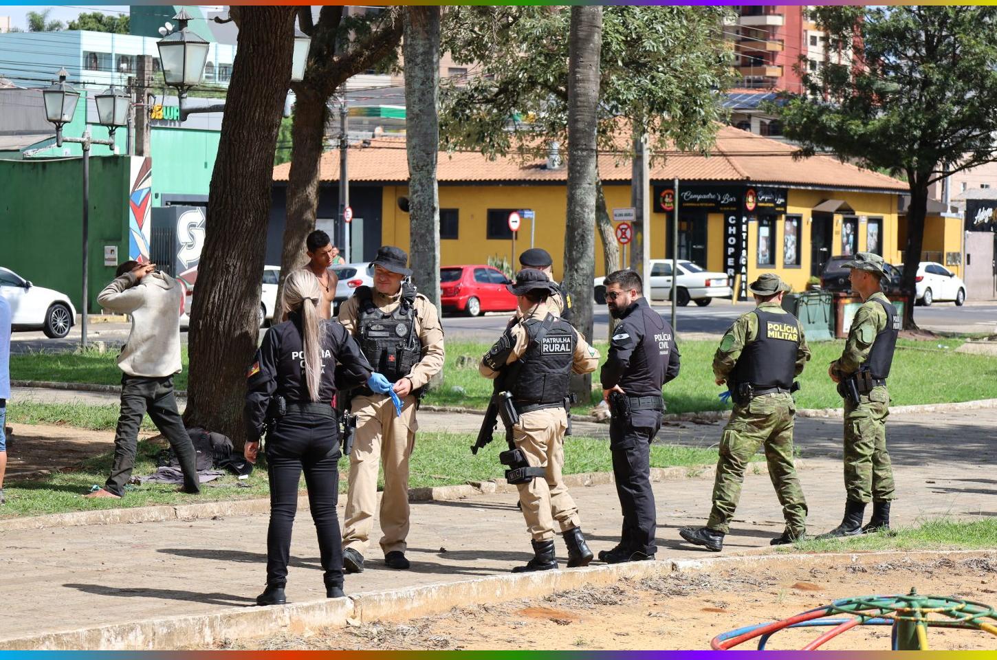 Ação conjunta mobiliza prefeitura e forças de segurança em abordagem a pessoas em situação de rua