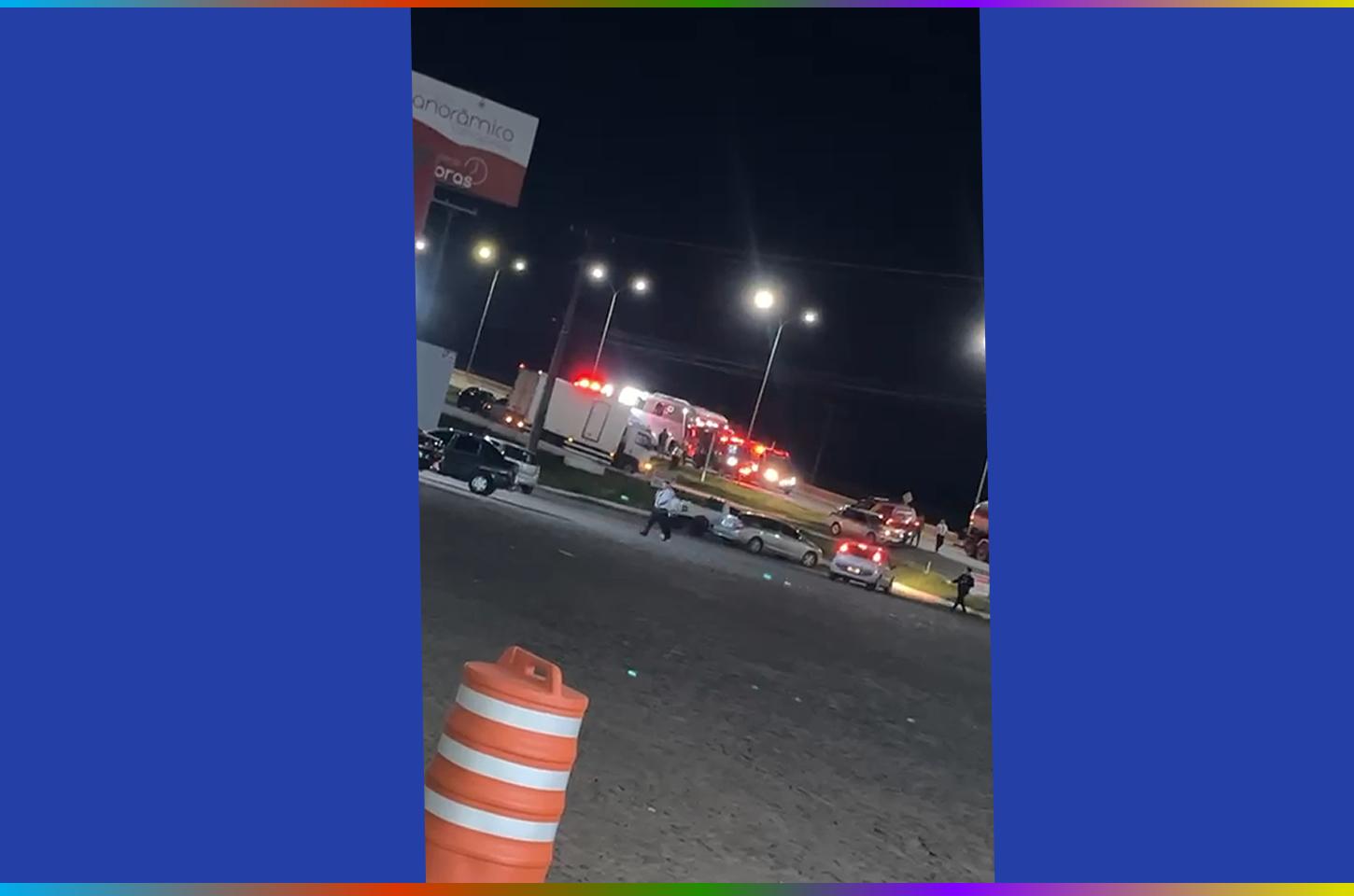 Colisão entre ônibus e caminhão deixa três feridos na BR-277 em Guarapuava