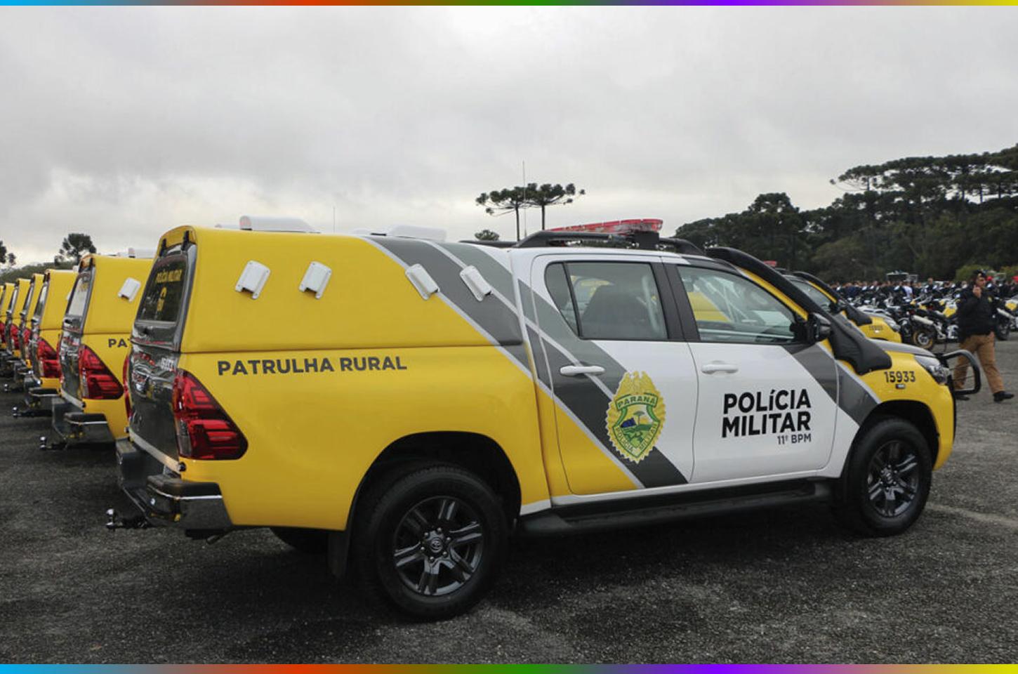 Homem com mandado de prisão é detido durante operação da Patrulha Rural em Pinhão