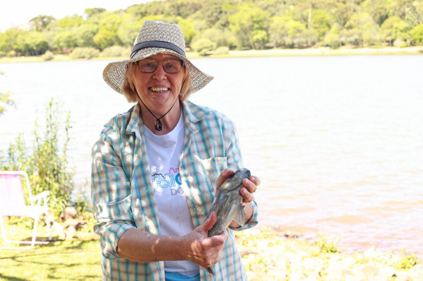 Programa Felicidade do Idoso promove “Pesca no Lago” em Cascavel