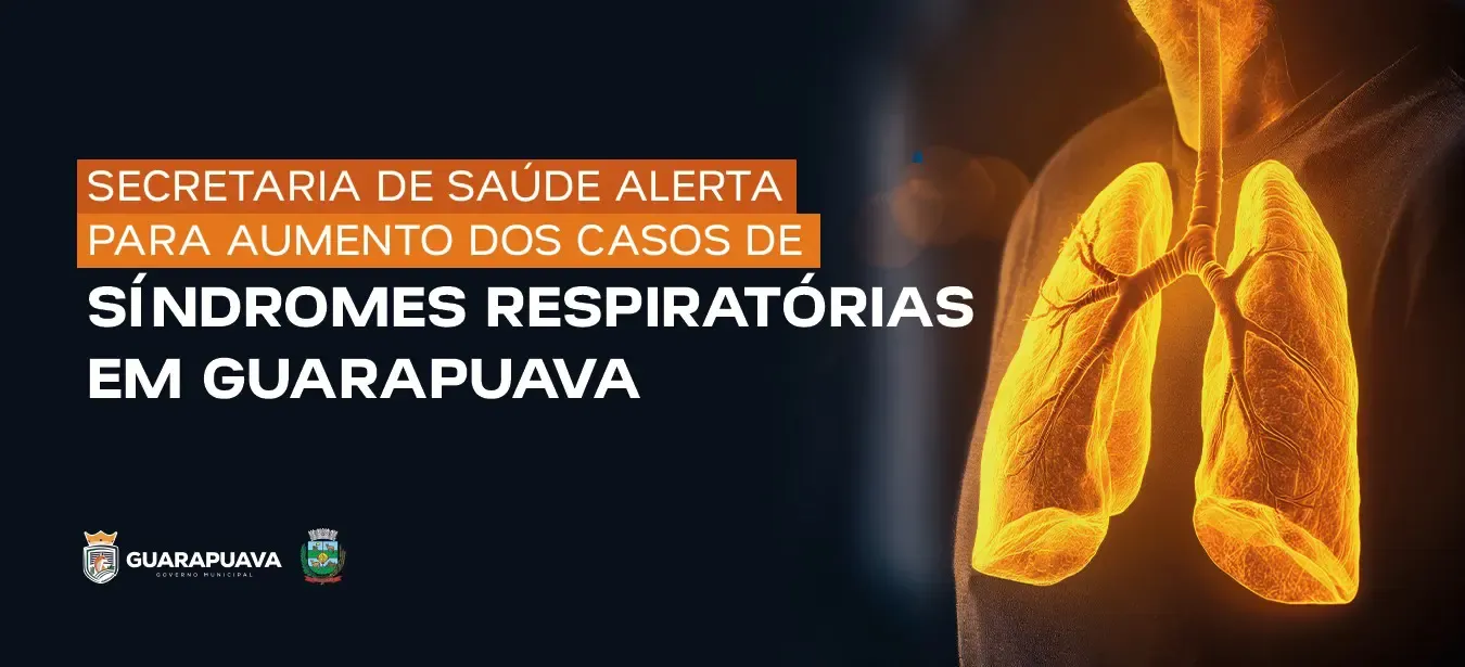 Secretaria de Saúde alerta para aumento dos casos de síndromes respiratórias em Guarapuava
