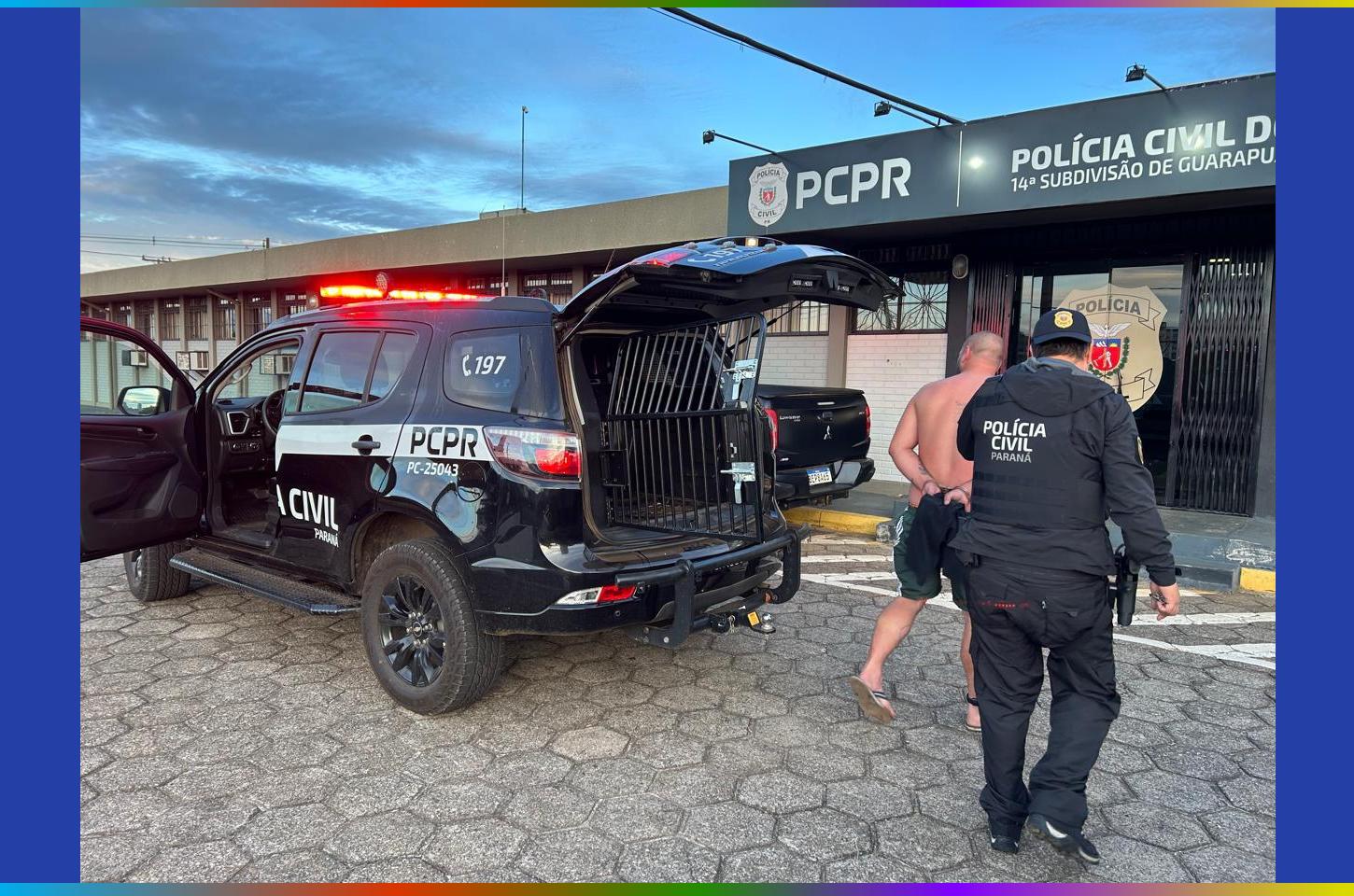 Suspeito com passagens por roubo é preso com arma e coletes balísticos em Guarapuava