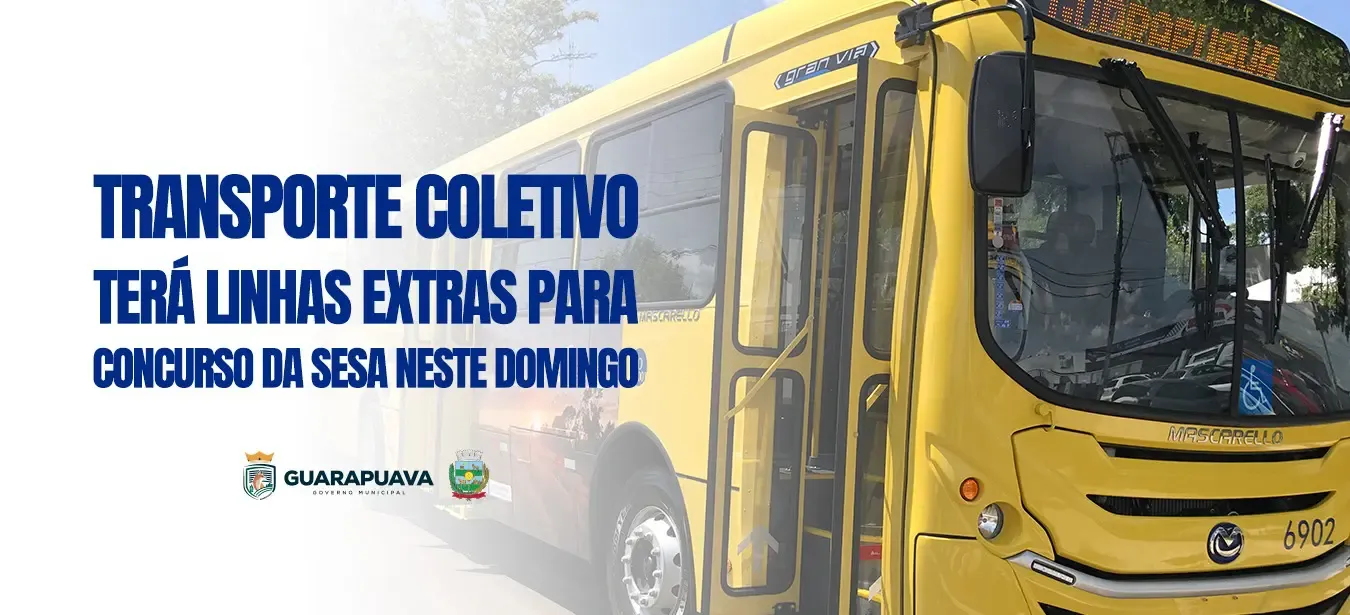 Transporte coletivo terá linhas extras para atender candidatos de concurso da SESA neste domingo (29)