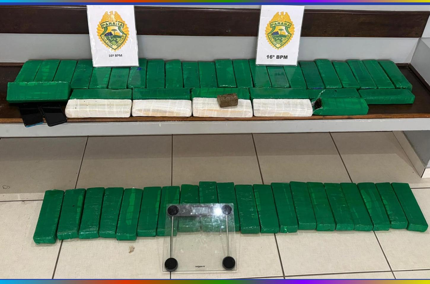 Grande quantidade de droga é apreendida durante operação na Vila Carli