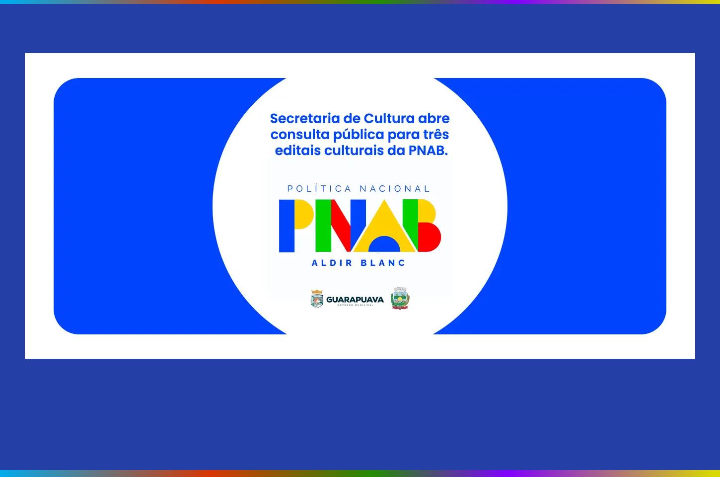 Secretaria de Cultura abre consulta pública para três editais culturais da PNAB